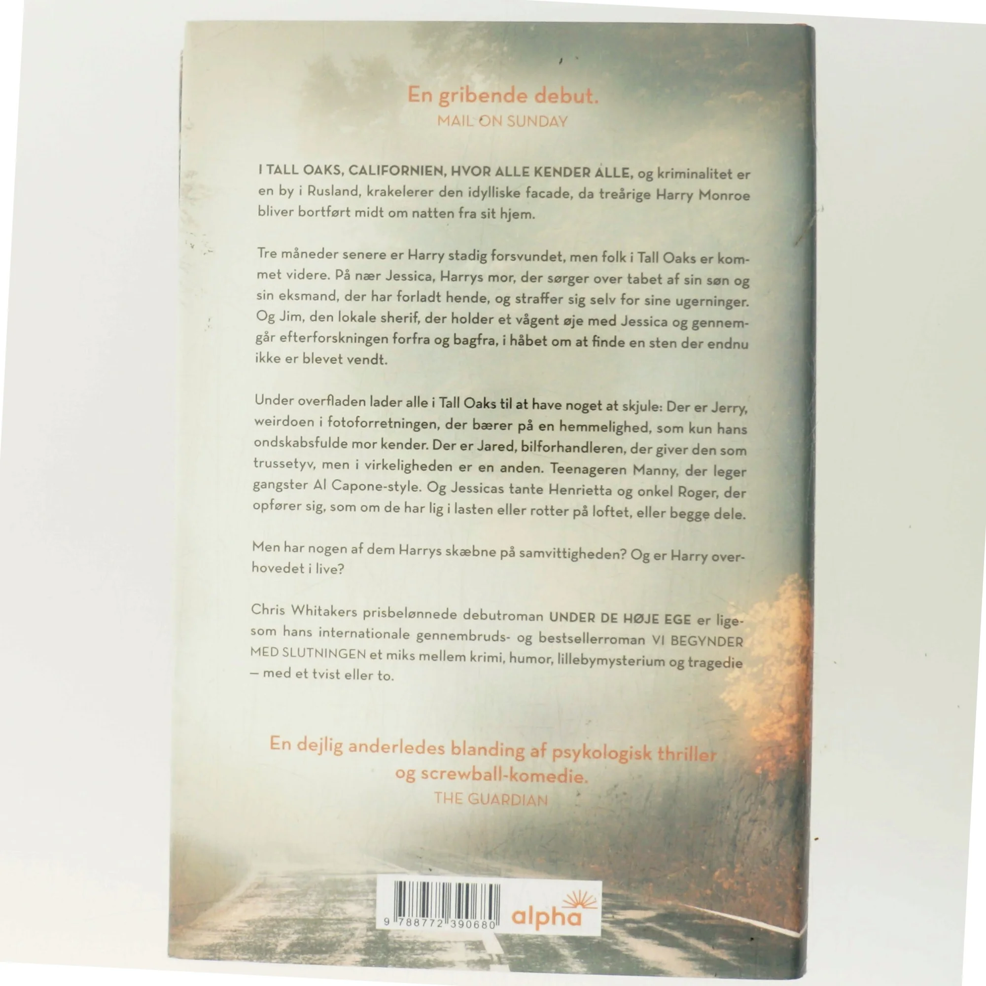 Under de høje ege : roman af Chris Whitaker (Bog)