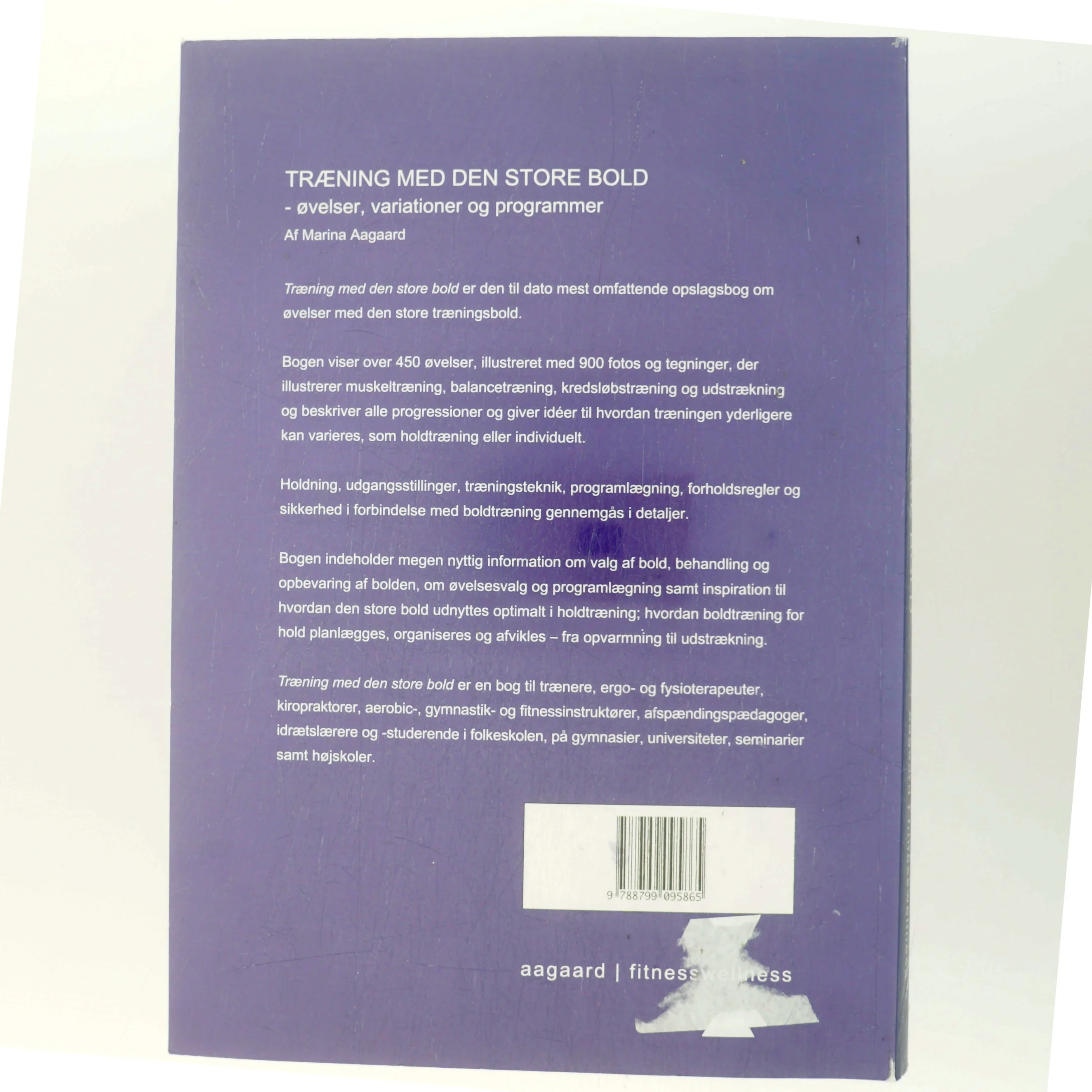 Træning med den store bold : øvelser, variationer og programmer af Marina Aagaard (Bog)