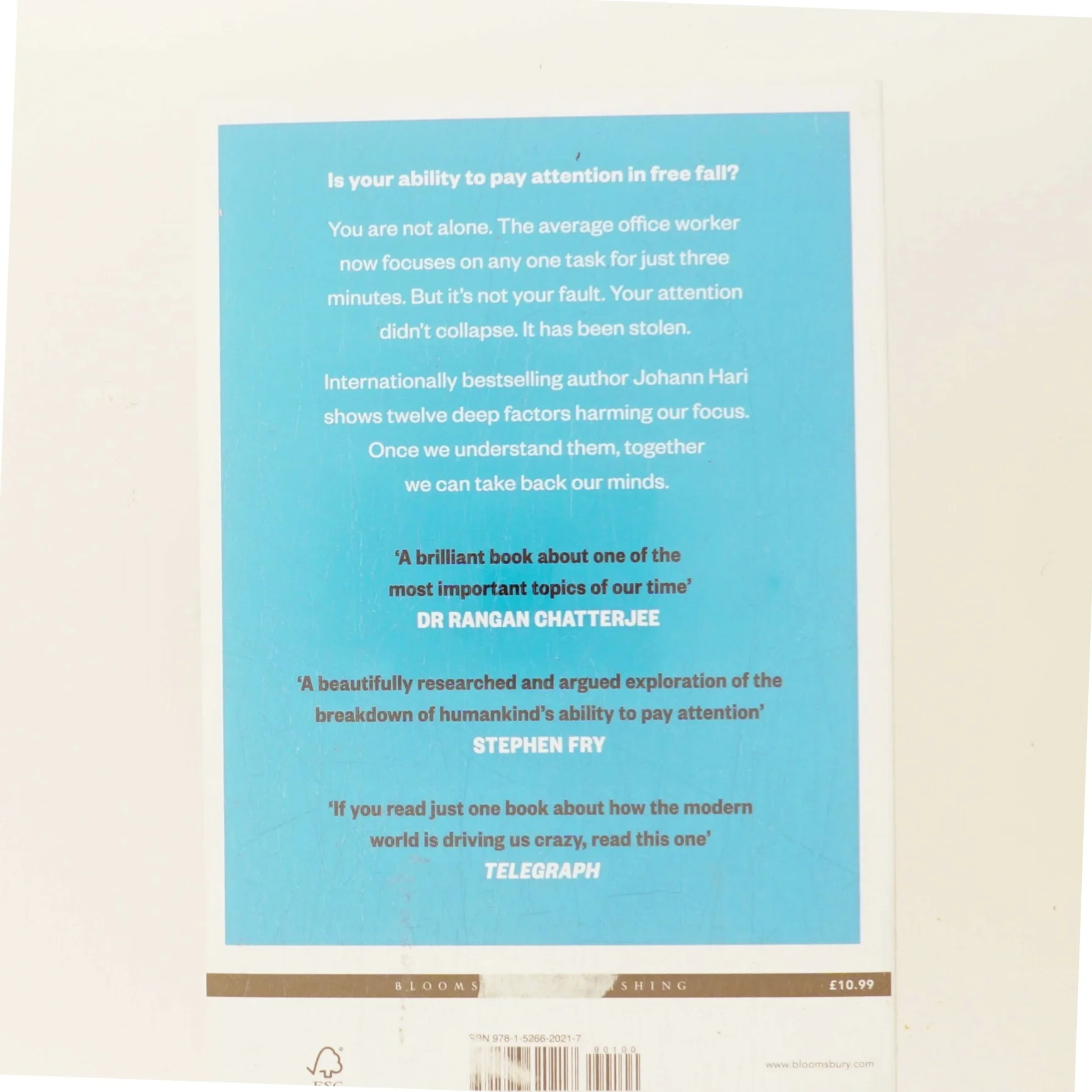 Stolen Focus af Johann Hari (Bog)