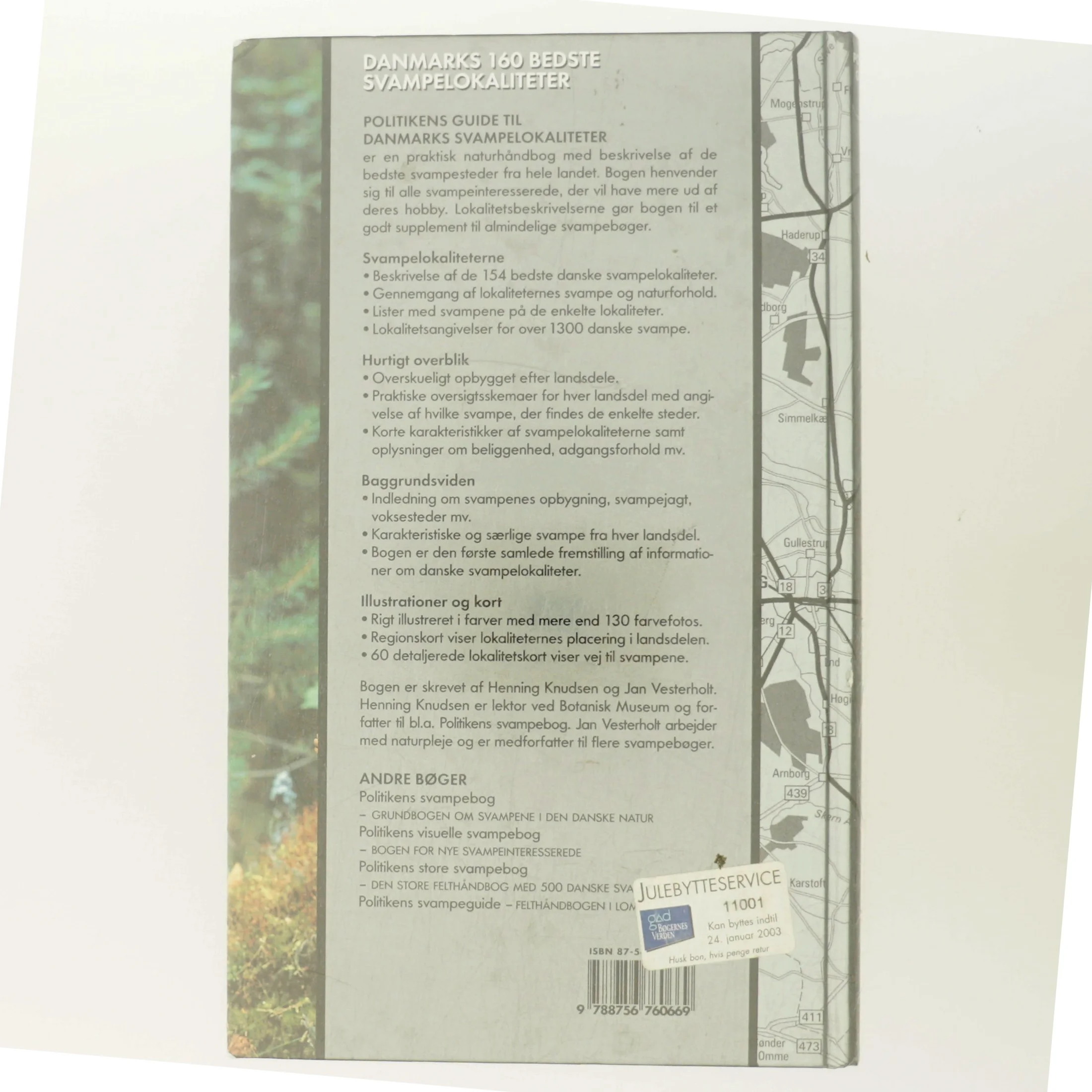 Politikens guide til Danmarks svampelokaliteter (Bog)