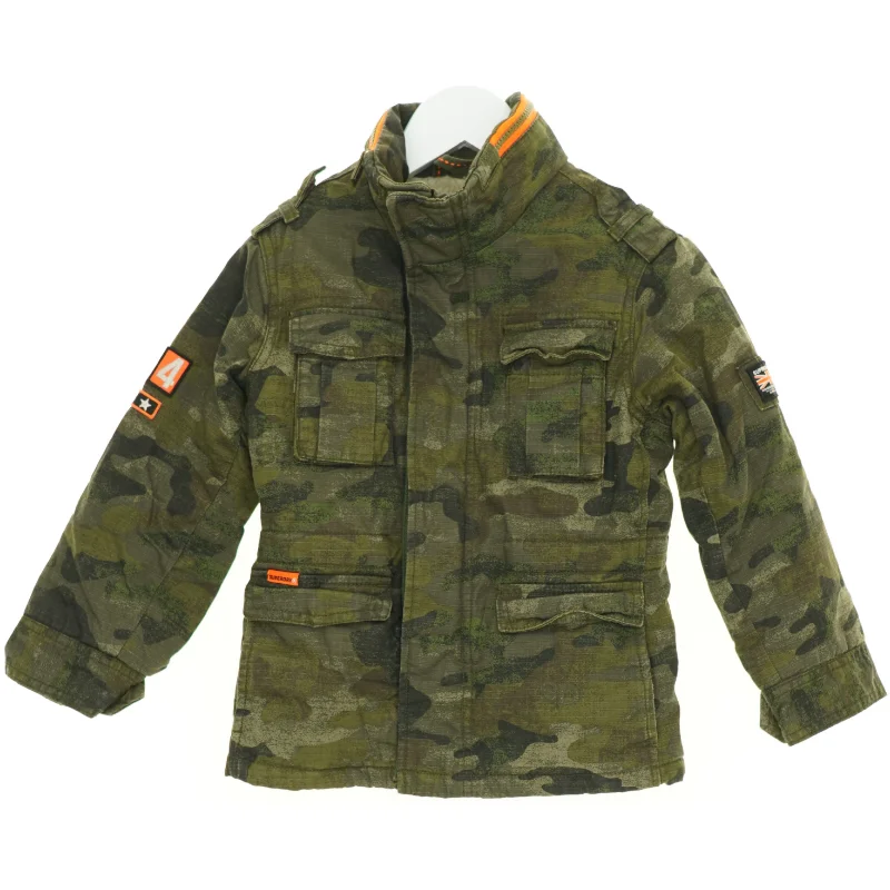 Superdry Militær jakke i camouflage (str. 116 cm)