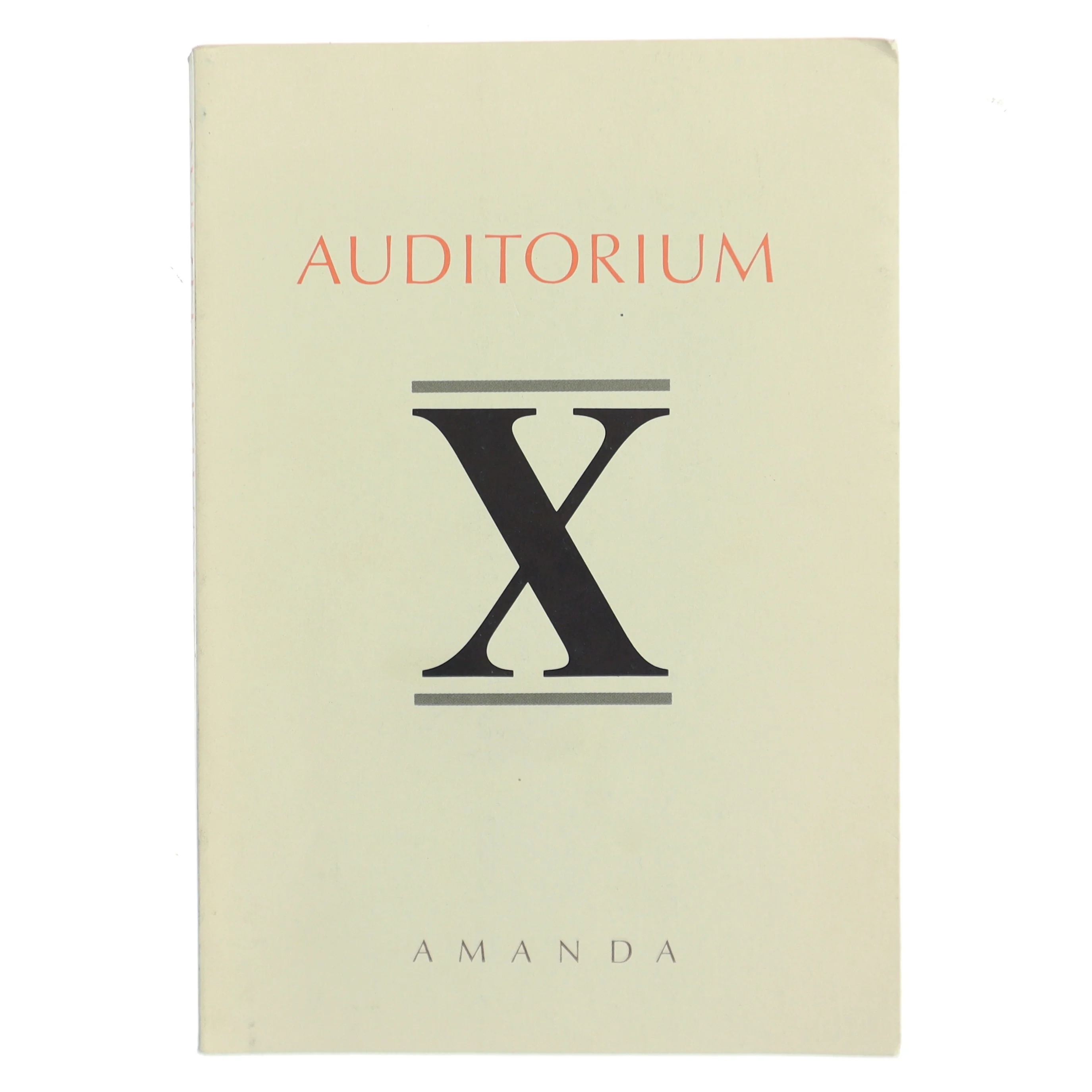 Auditorium X (Bog)
