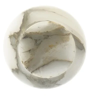 Onyks marmor vase (str. Ø 5,5 cm længde 6,5 cm)