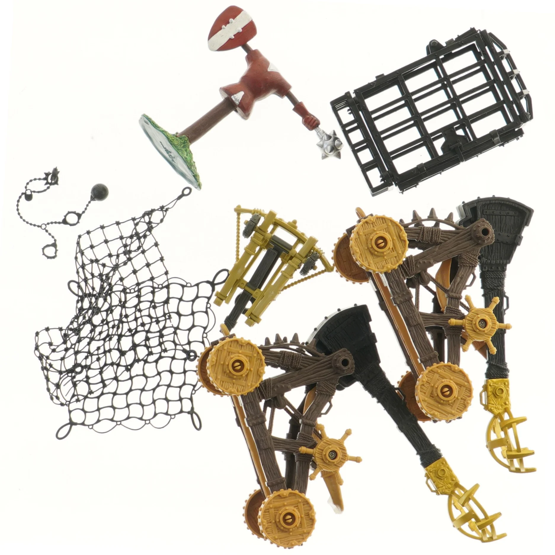 Middelalder Legetøjskrigssæt (str. 12 cm)