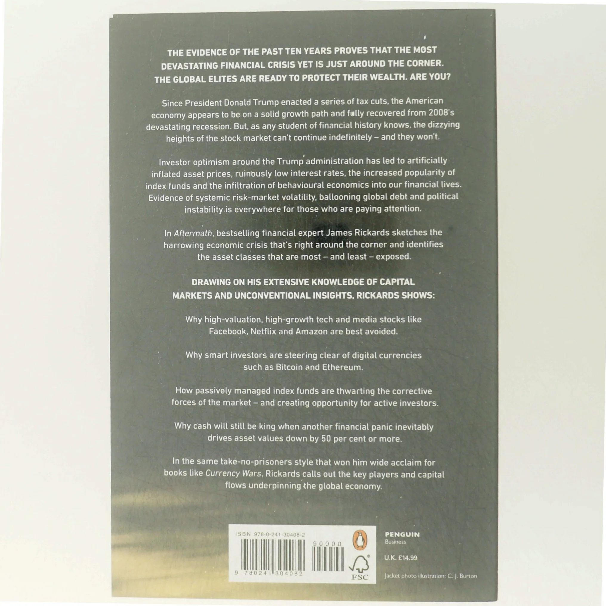 'Aftermath: seven secrets of wealth preservation in the coming chaos' af James Rickards (bog)