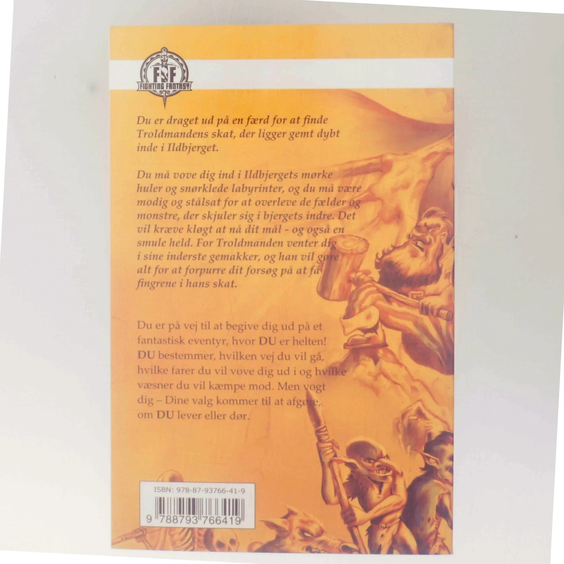 Troldmanden fra Ildbjerget (Ved Andreas Mernøe) af Steve Jackson (Bog)