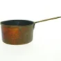 Antik Skultuna 1607 kobber kasserolle (str. Diameter 20 cm h 11 cm)