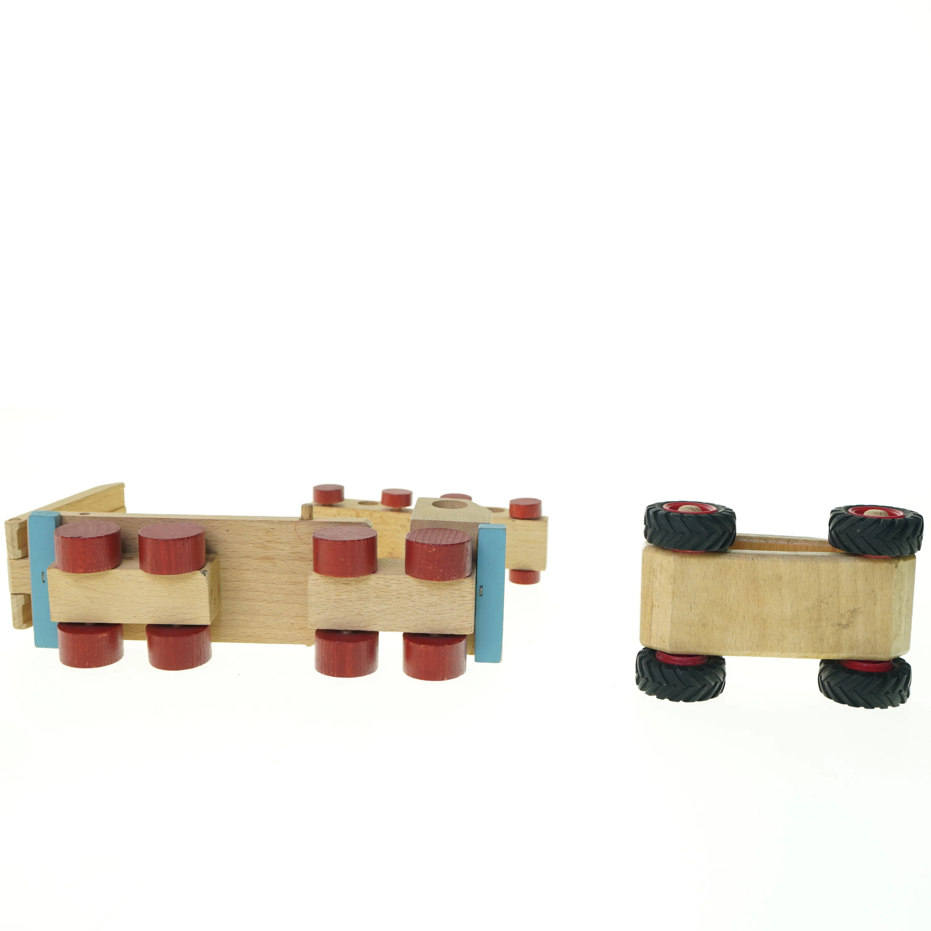 Træ legetøj Biler og Lastvogn fra Ok Hent (str. 25 x 7 cm)