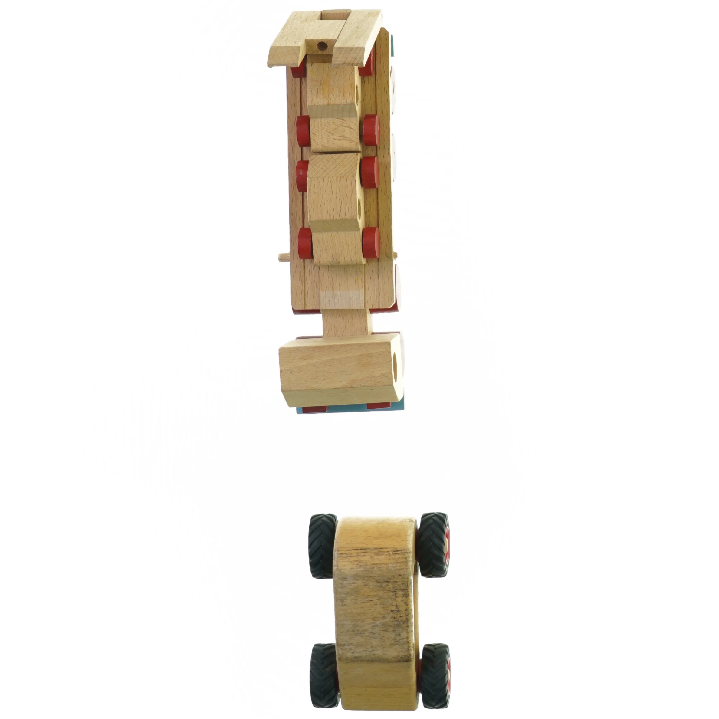 Træ legetøj Biler og Lastvogn fra Ok Hent (str. 25 x 7 cm)