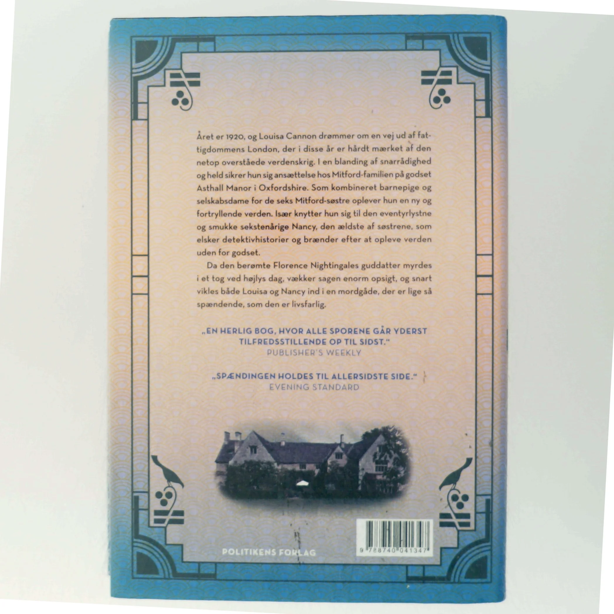 Mitfordmordene. 1. bog, Mysteriet på Asthall Manor af Jessica Fellowes (Bog)