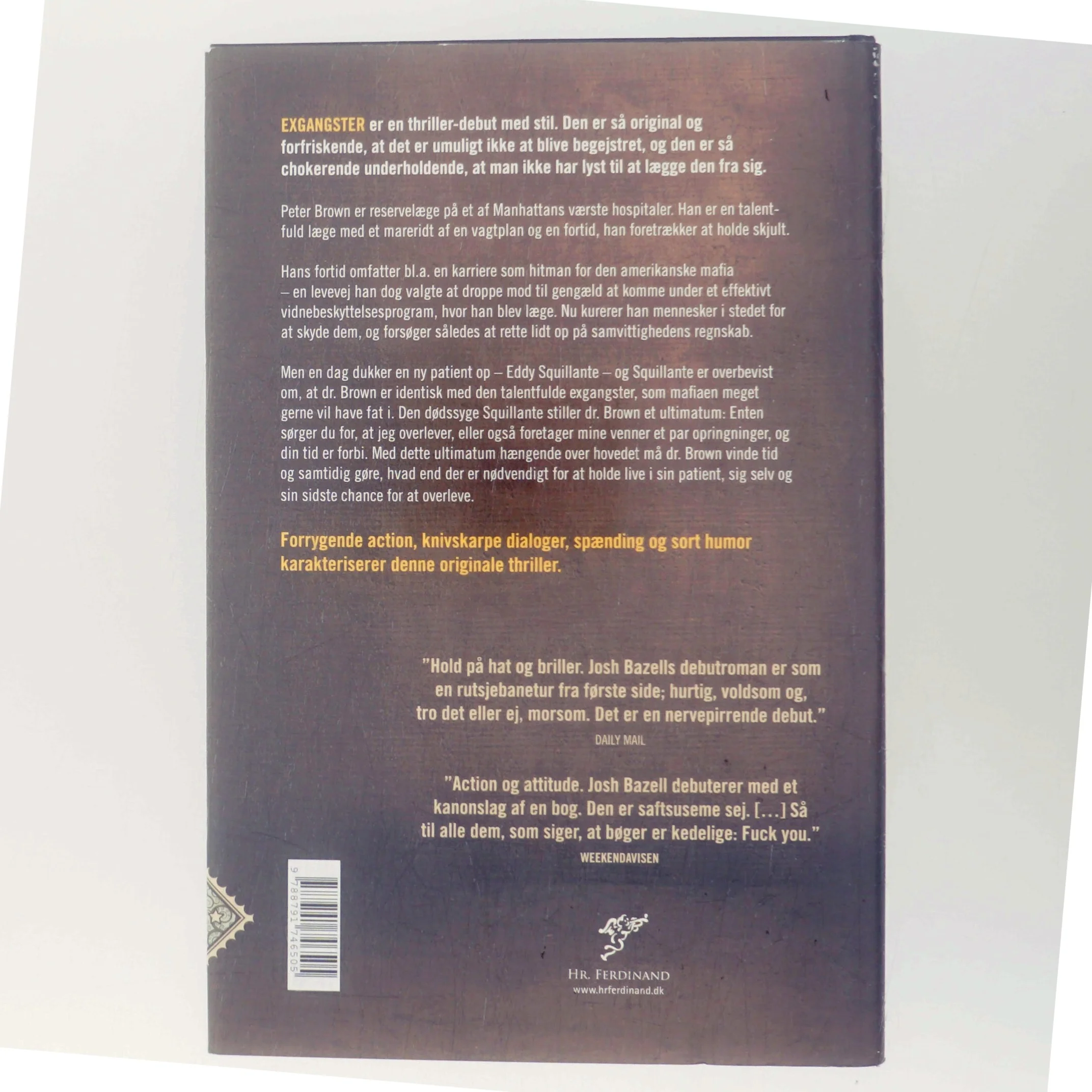 Exgangster af Josh Bazell (Bog)