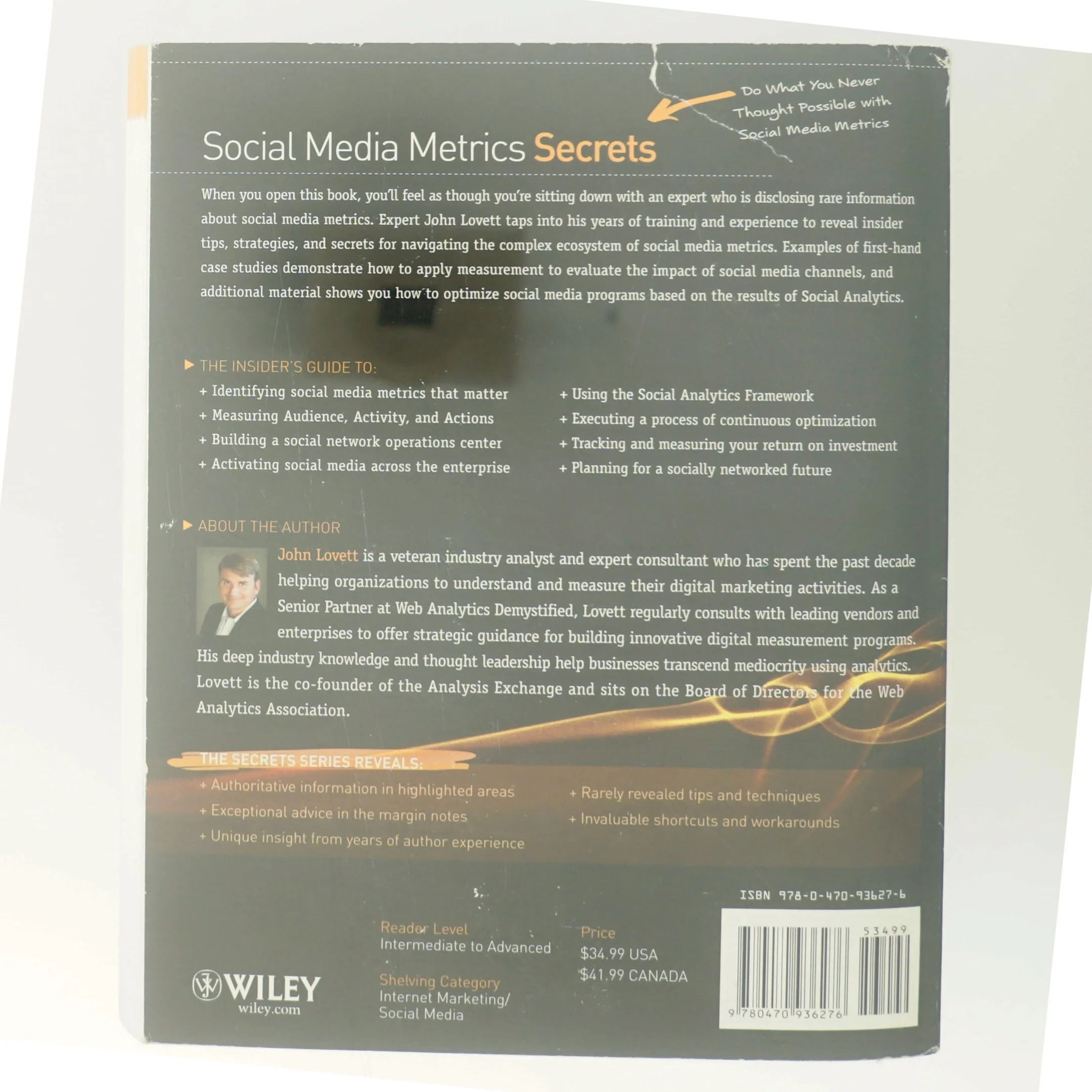 Social media metrics secrets : Do what you never thought possible with social media metrics af John Lovett (Bog)