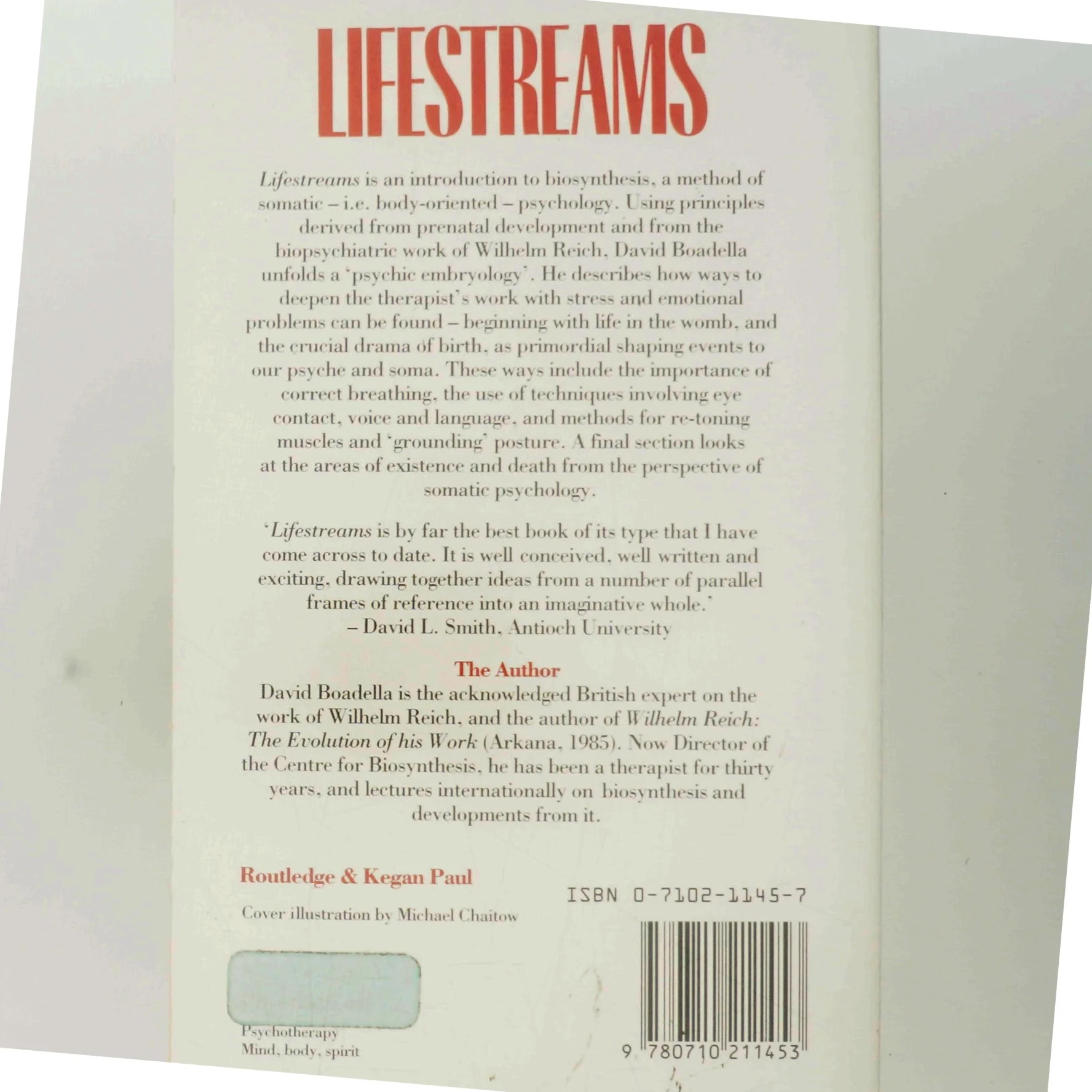 Lifestreams : an introduction to biosynthesis af David Boadella (Bog)