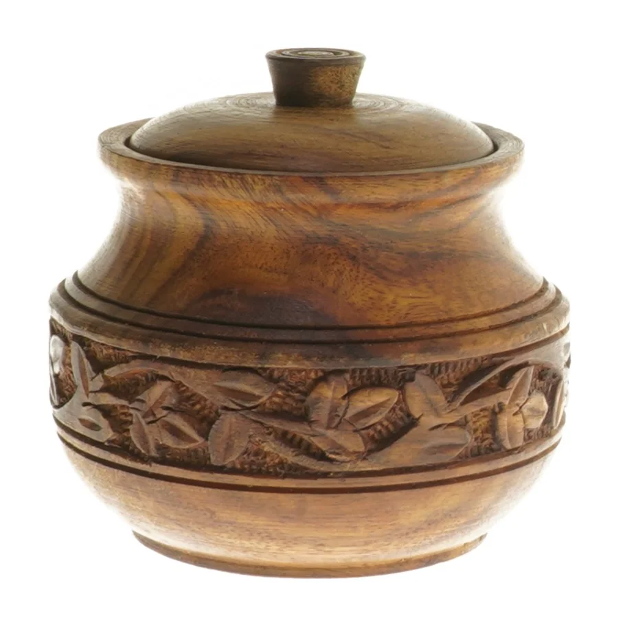 Trækrukke med låg (str. Ø 8 cm længde 8 cm)