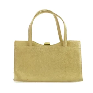 Vintage Håndtaske I flødefarvet læder fra Bon Göut 