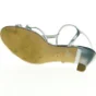 Sølvfarvede højhælede sandaler fra Tamaris (str. 40)