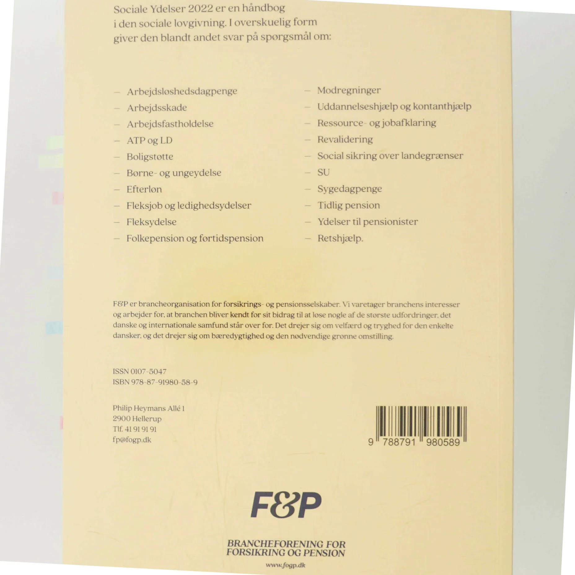 Sociale ydelser - hvem, hvad og hvornår : håndbog i den sociale lovgivning med regler og ydelser (Bog)