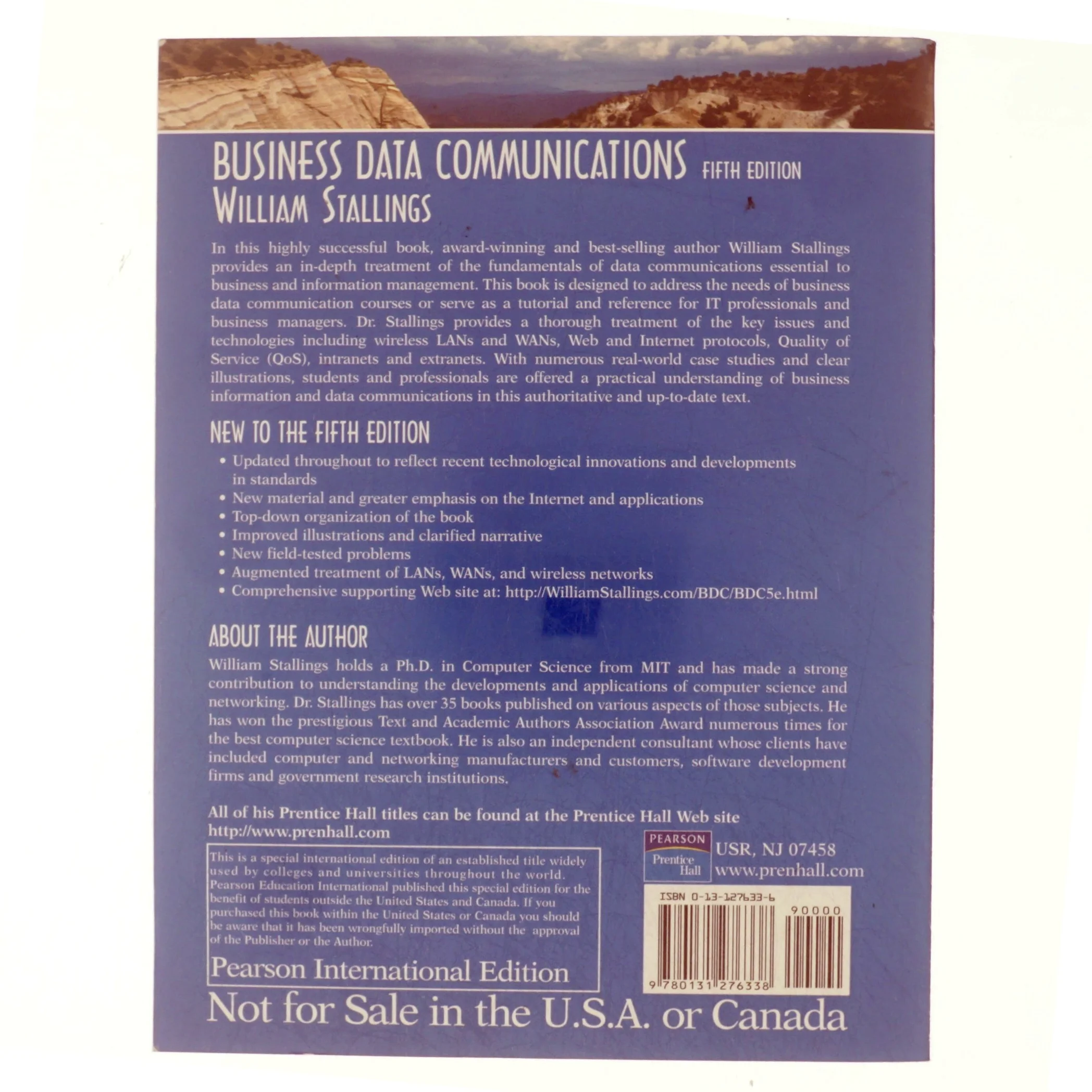 Business Data Communications Fifth Edtion by William Stallings af William Stallings (Bog)