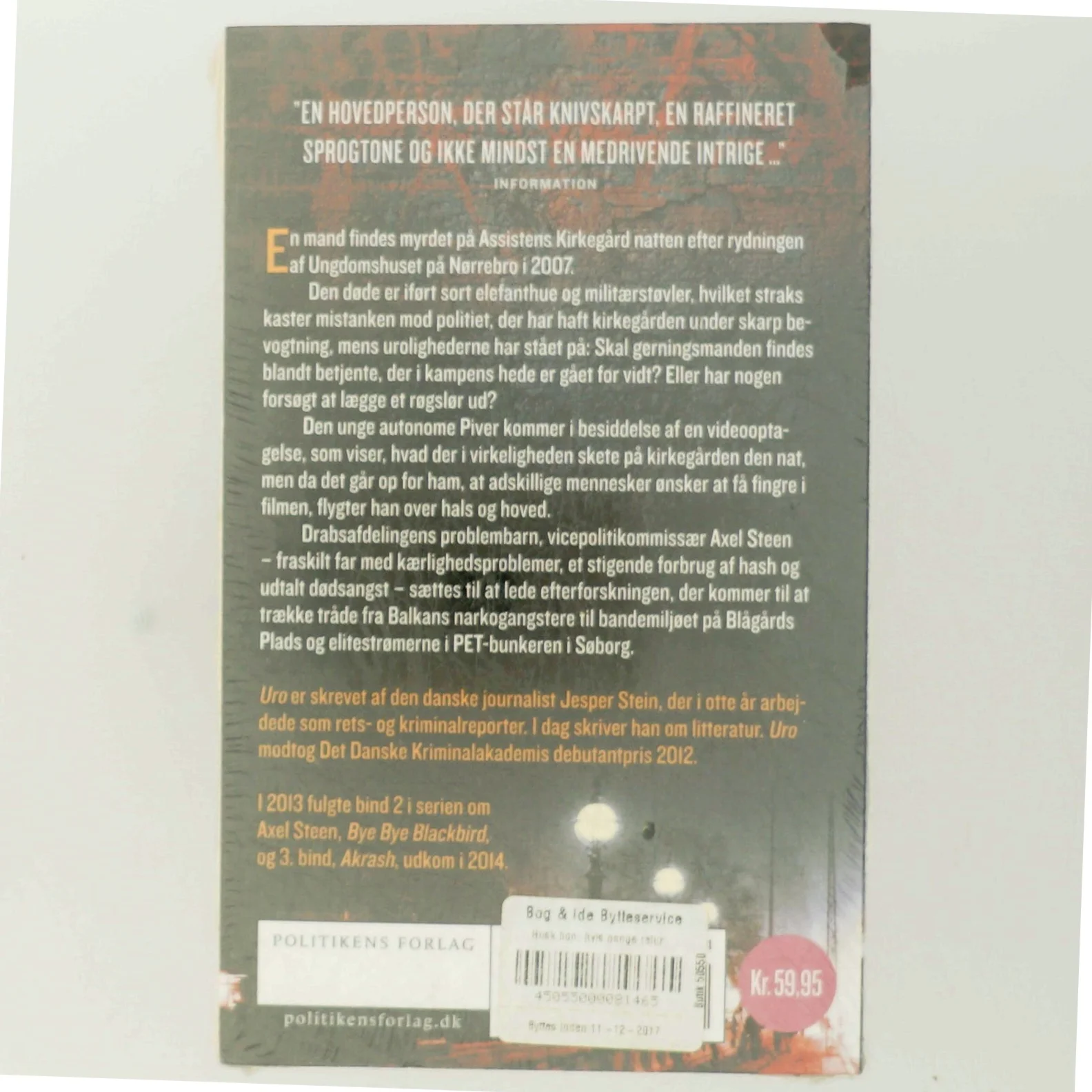 Uro : krimi af Jesper Stein (Bog)