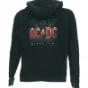 Hættetrøje med lynlås fra AC/DC Black Ice (str. 158 cm)