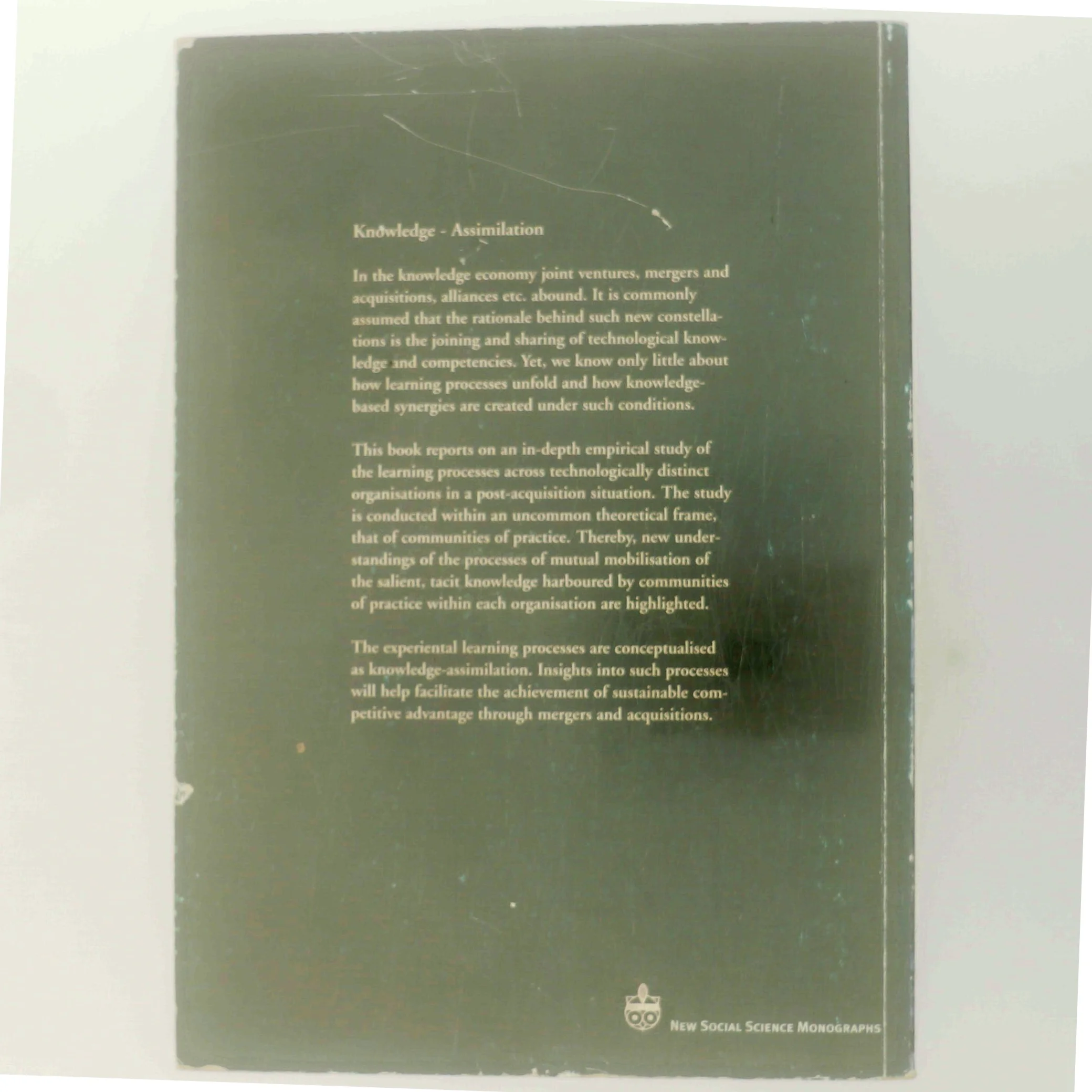 Knowledge-Assimilation af Kristina Lee (Bog)