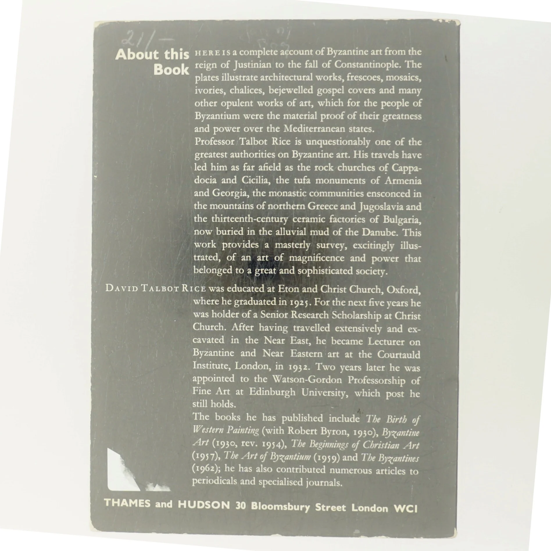 Art of the Byzantine Era af David Talbot Rice (Bog)