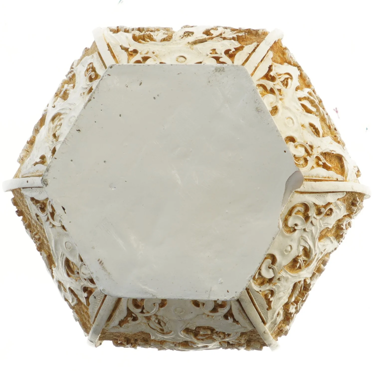 Dekorativ vase med detaljeret mønster (str. 45 cm)