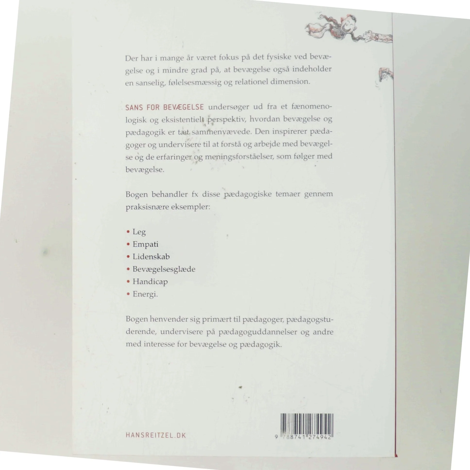 Sans for bevægelse : livsnerven i pædagogisk arbejde (Bog)