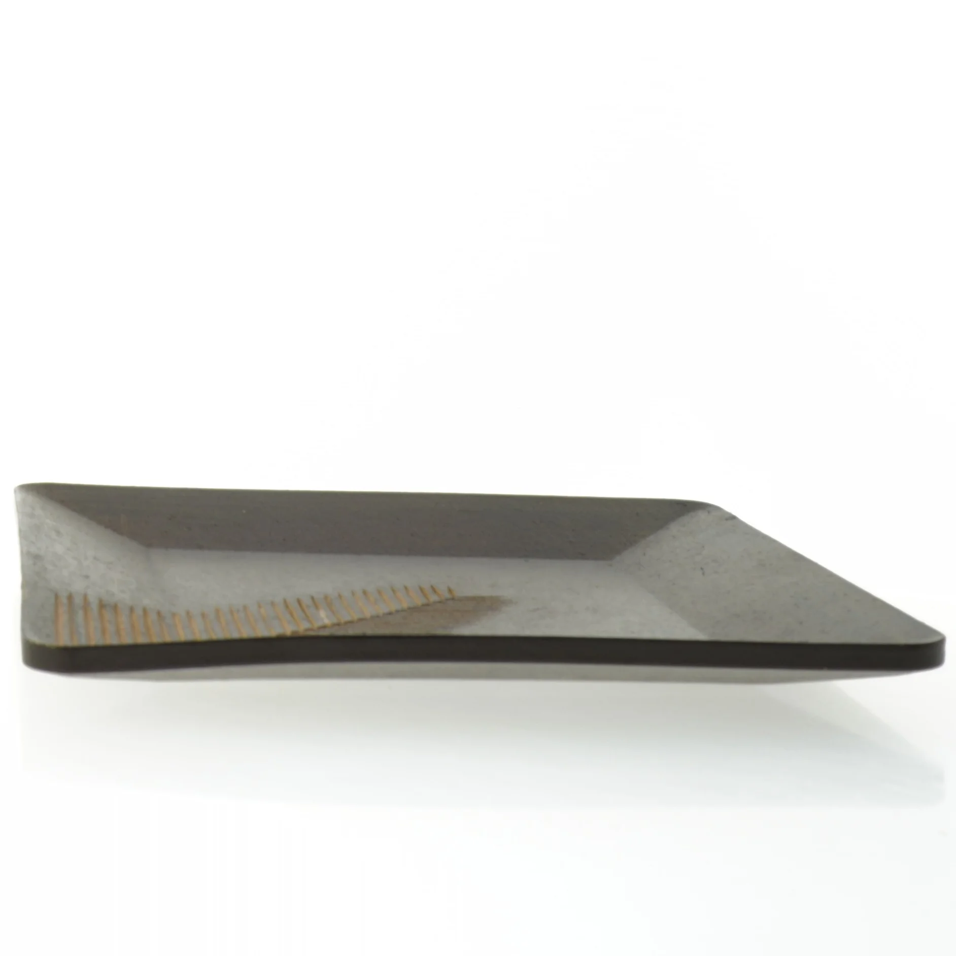 Udskåret Træ fad (str. 21 x 21 cm)