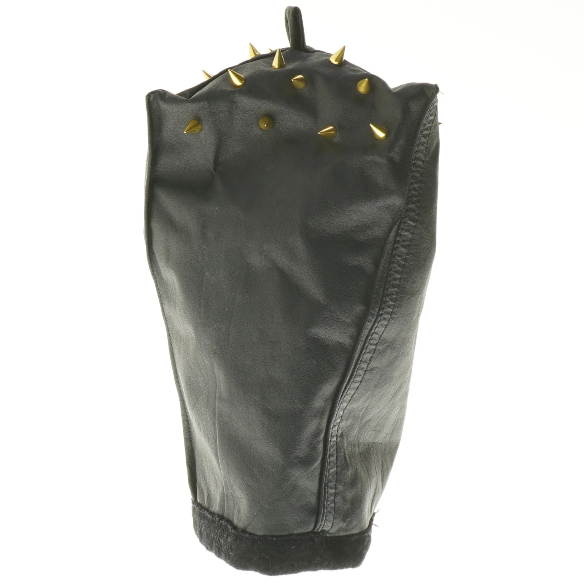 Stempelkande Læderetui varmer med nitter (str. 25 cm)