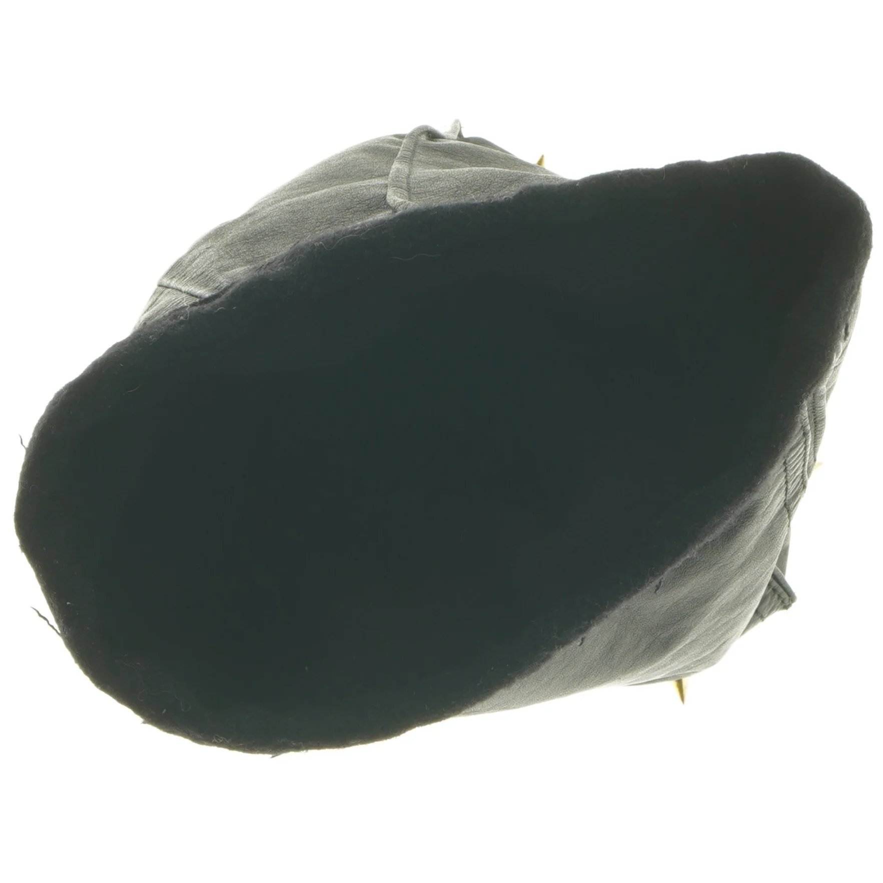 Stempelkande Læderetui varmer med nitter (str. 25 cm)