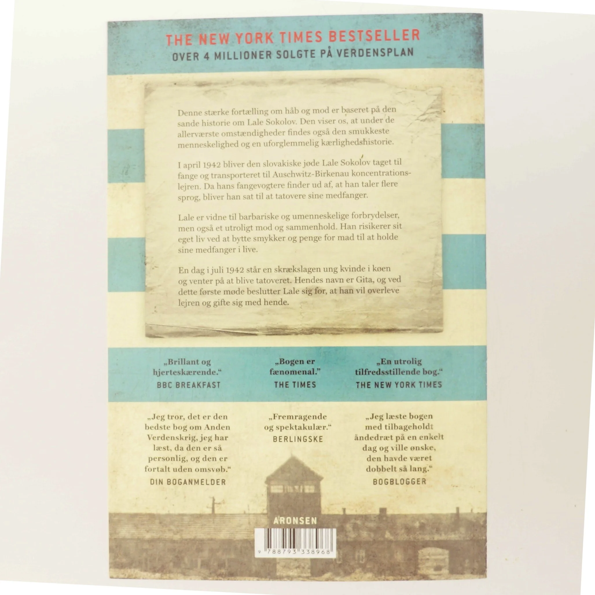 Tatovøren fra Auschwitz fra Heather Morris (Bog)