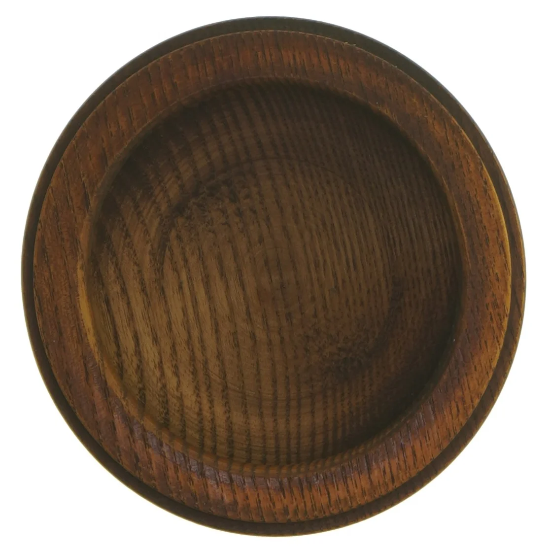Rund Drejet Teak træskål (str. Ø 13 cm)