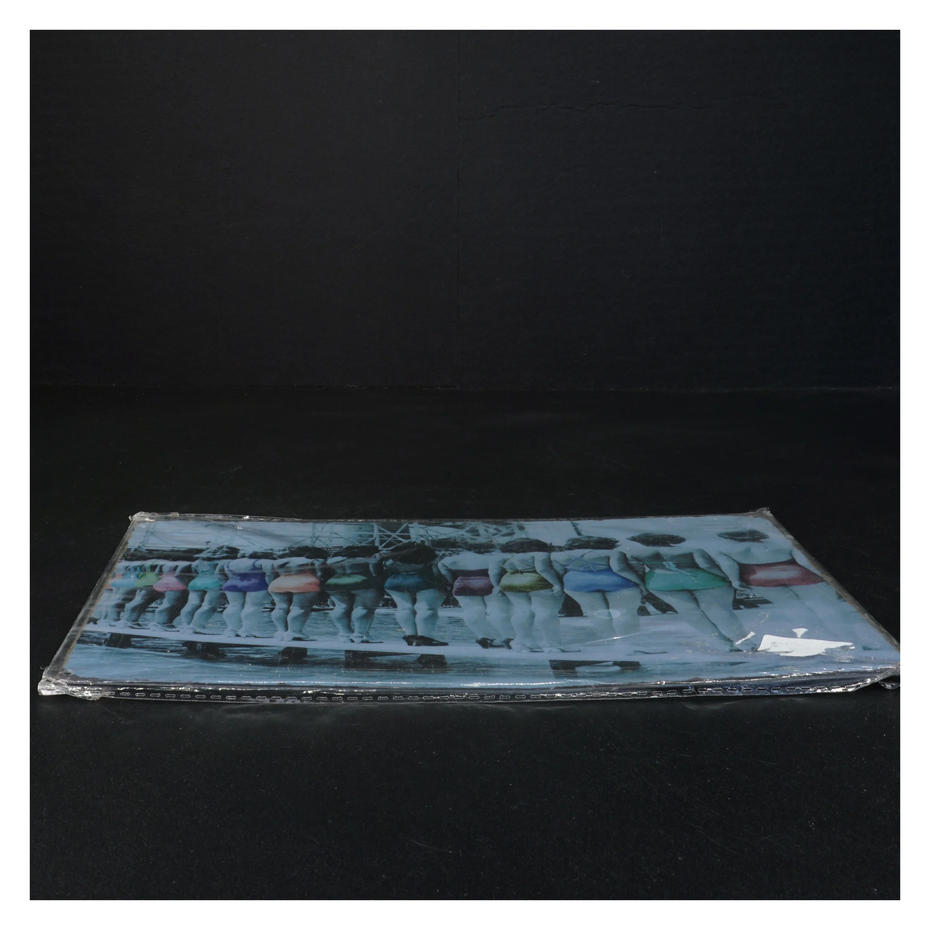 Metal Skilt med 1940'er badenymfer (str. 30 x 20 cm)