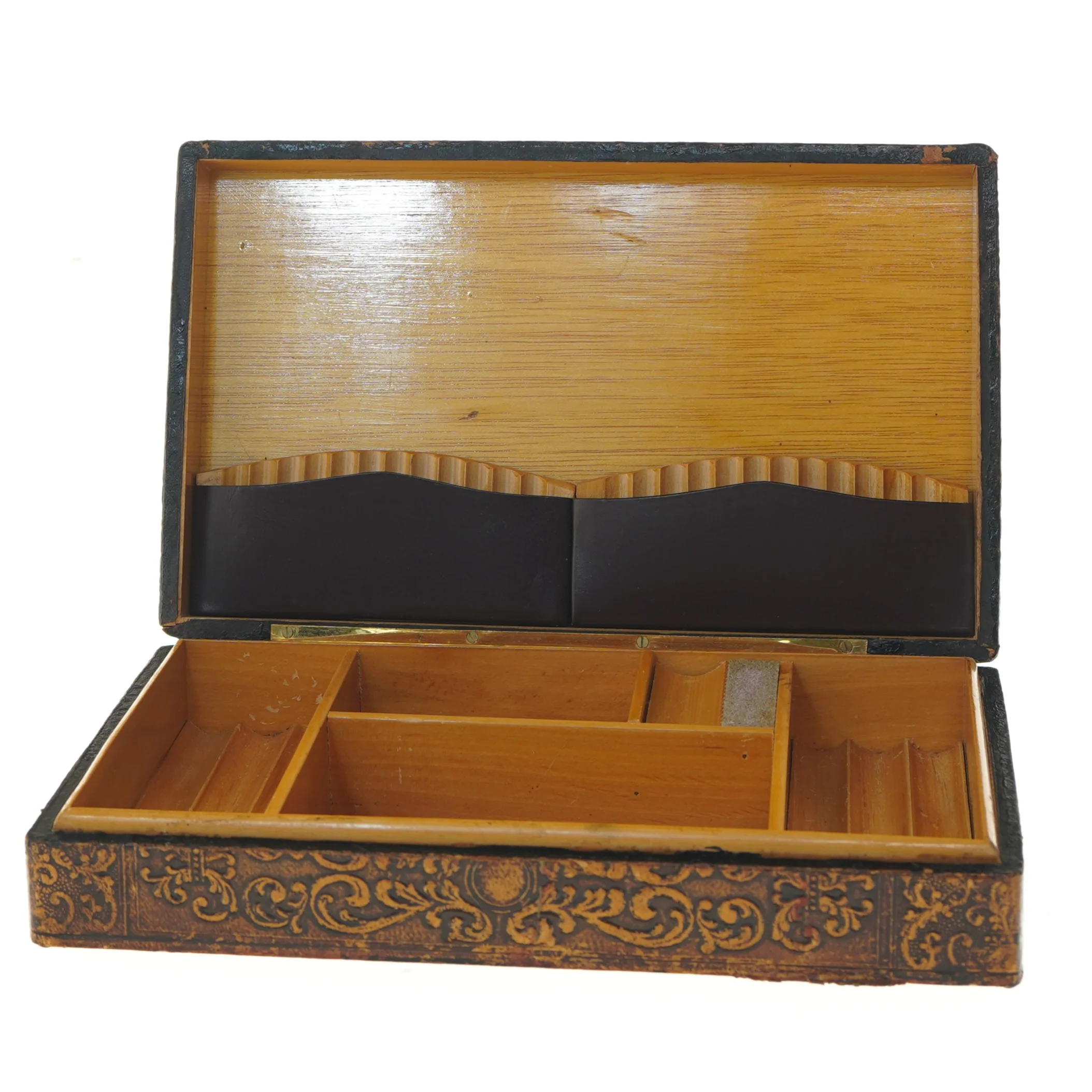 Vintage Cigar æske (str. 28x17 cm)