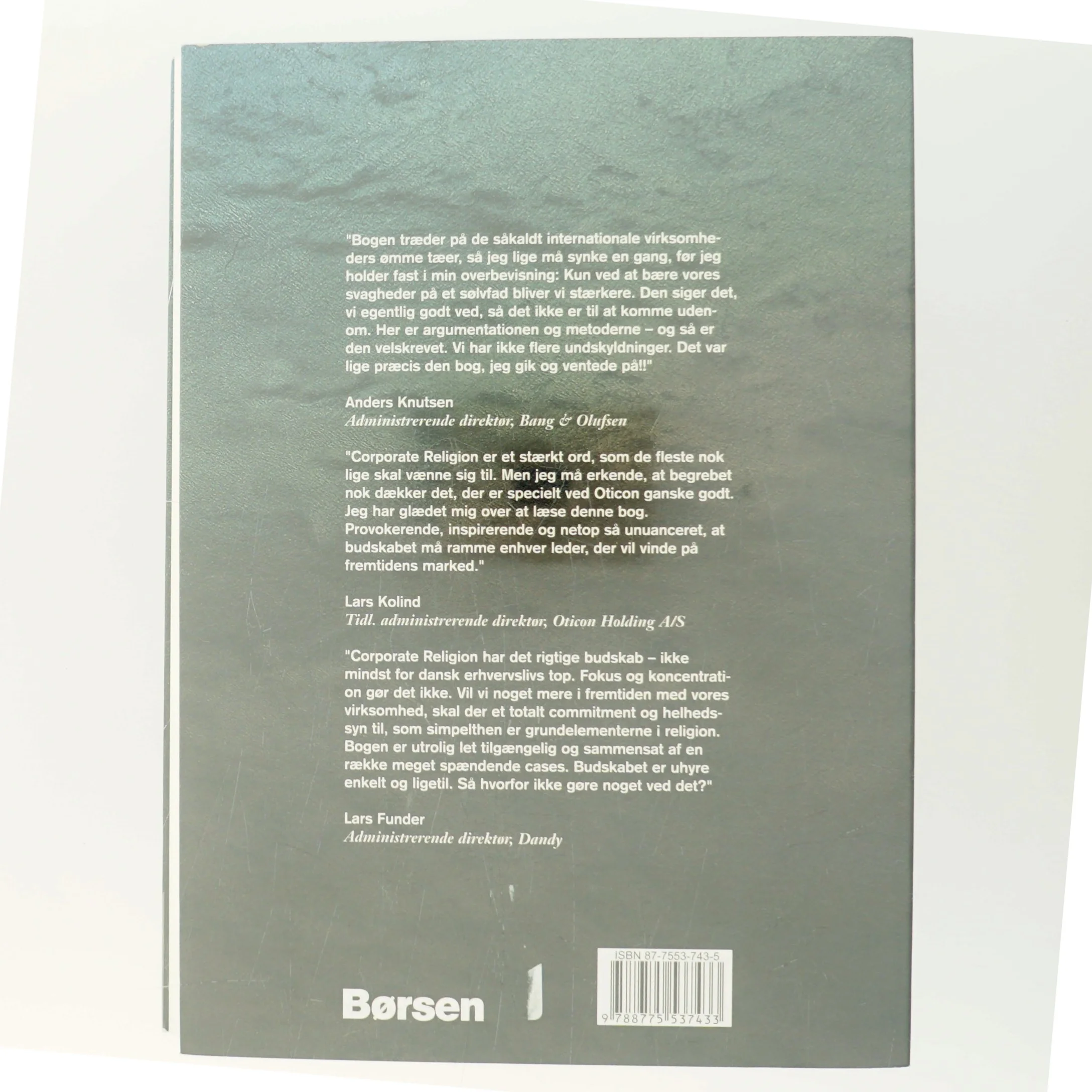 Corporate Religion : vejen til en stærk virksomhed af Jesper Kunde (Bog)