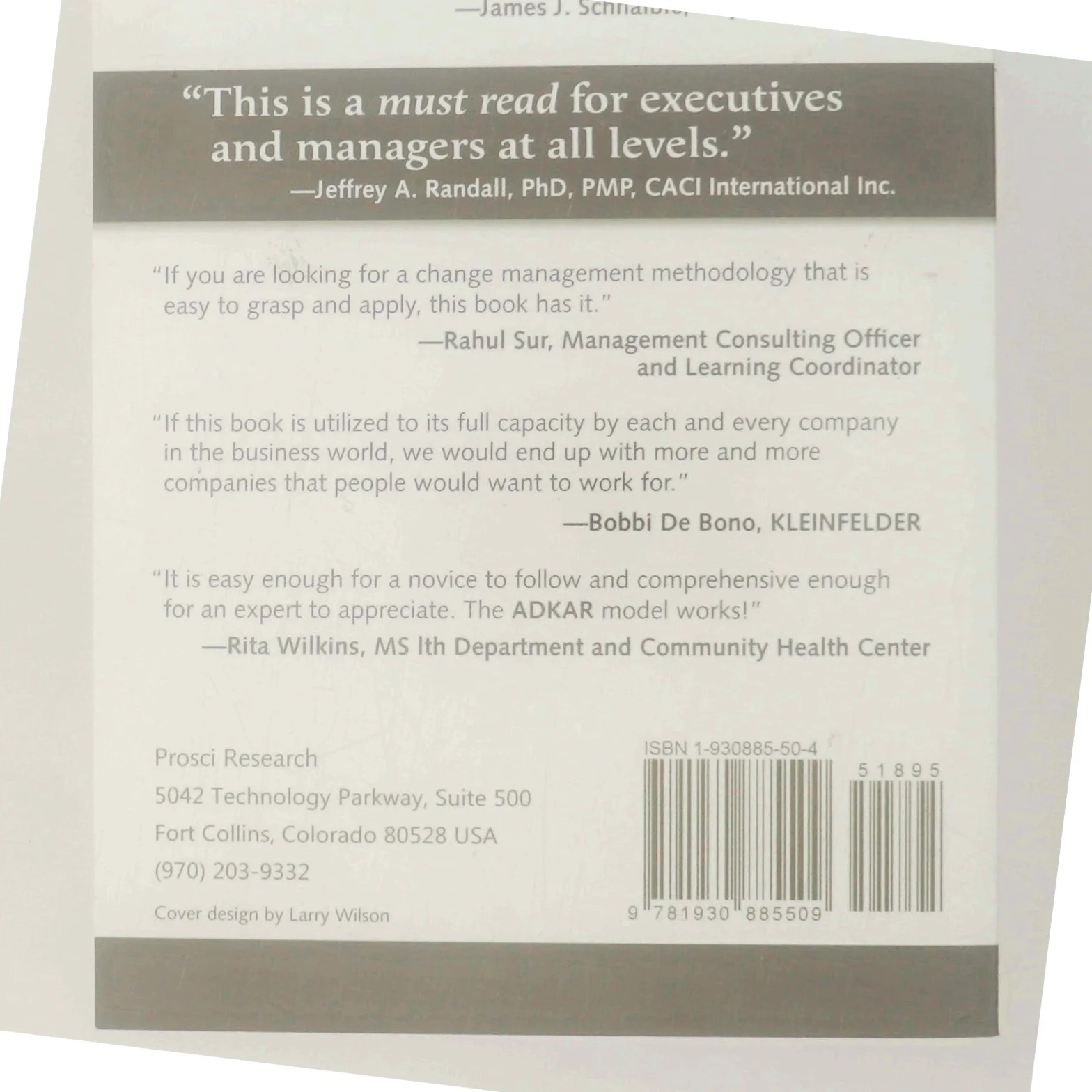 Adkar: a Model for Change in Business  Government and Our Community : How to Implement Successful Change in Our Personal Lives and Professional Career af Jeffrey M. Hiatt (Bog)