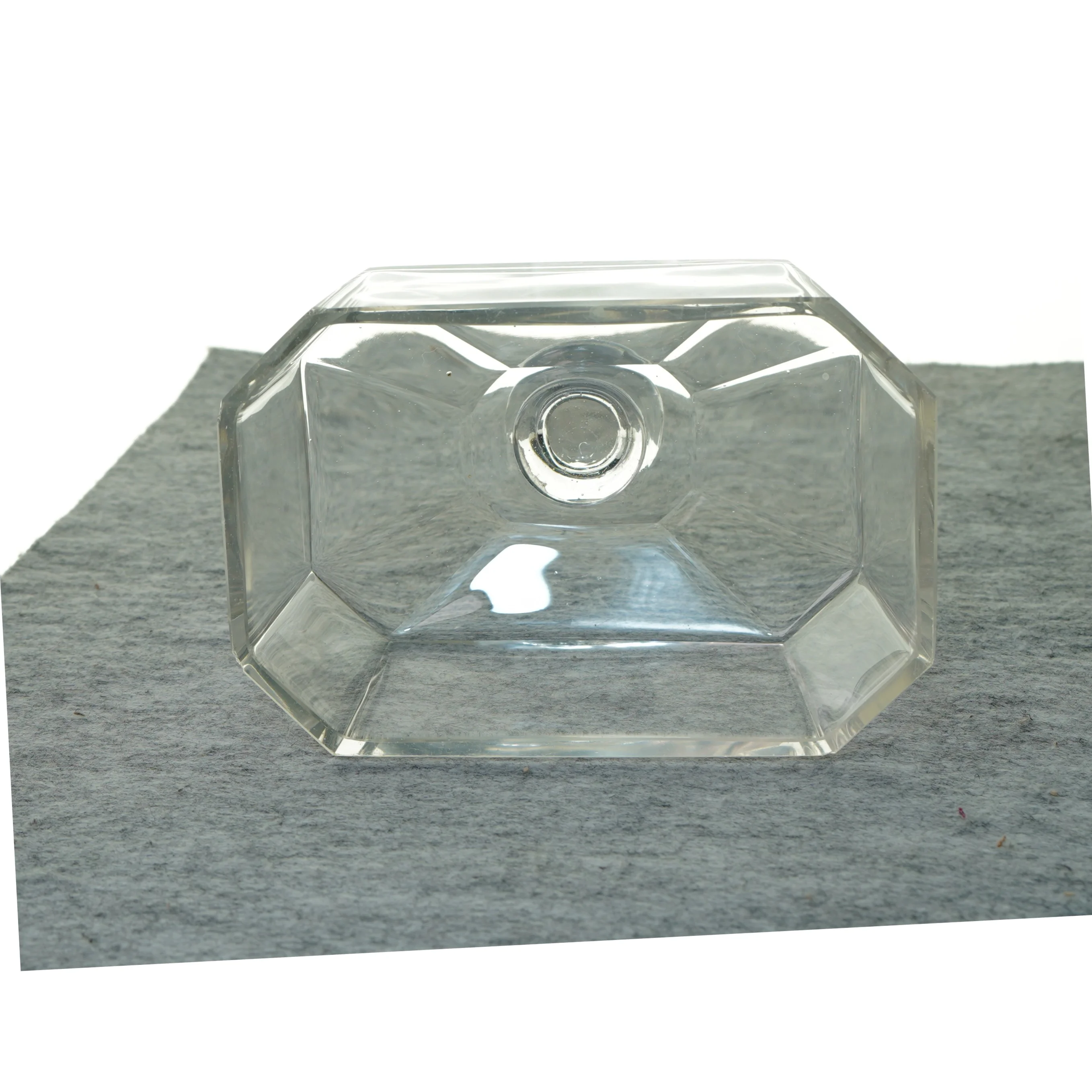 Ældre Vintage Glas Oste klokke (str. 18 x 12 x 13 cm)