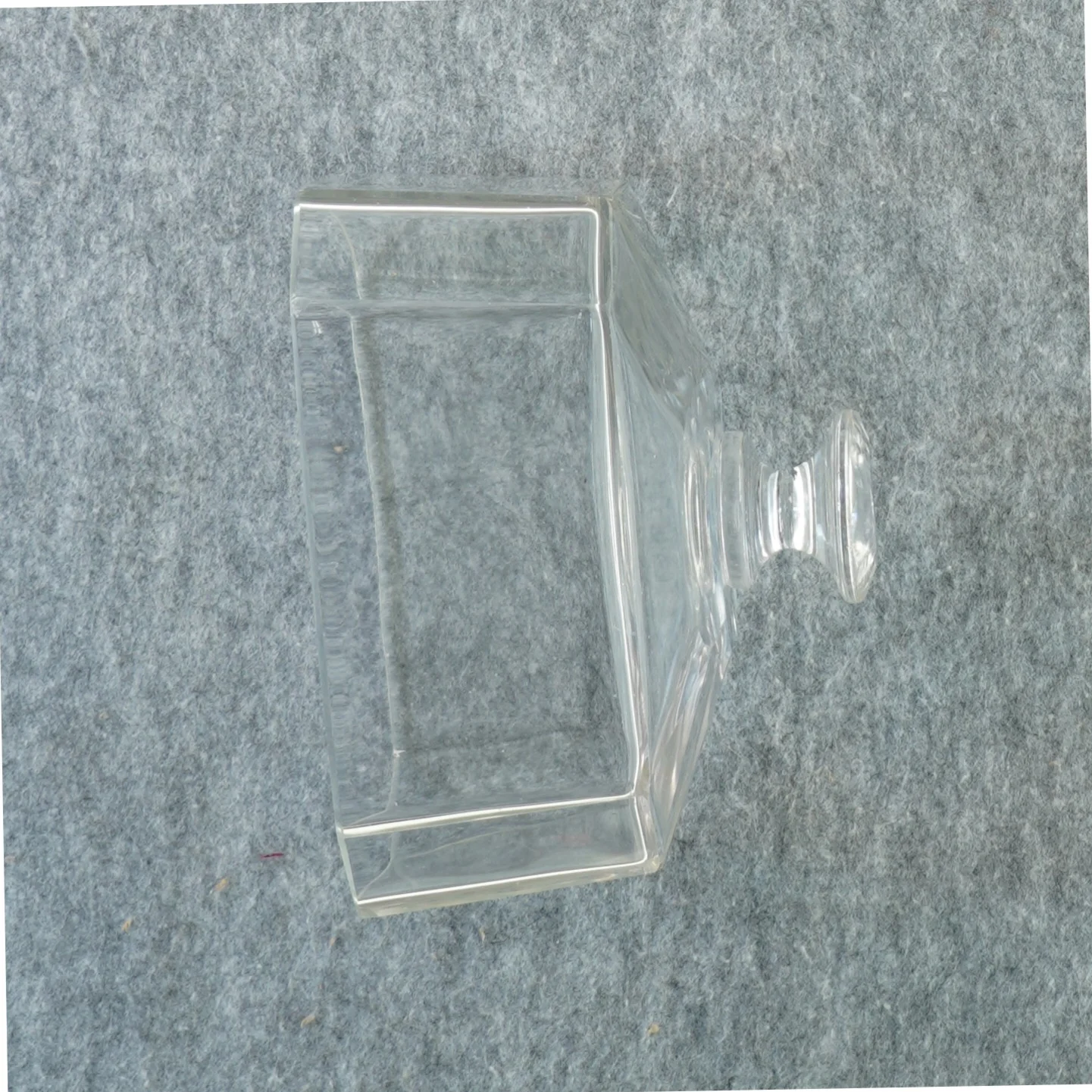 Ældre Vintage Glas Oste klokke (str. 18 x 12 x 13 cm)