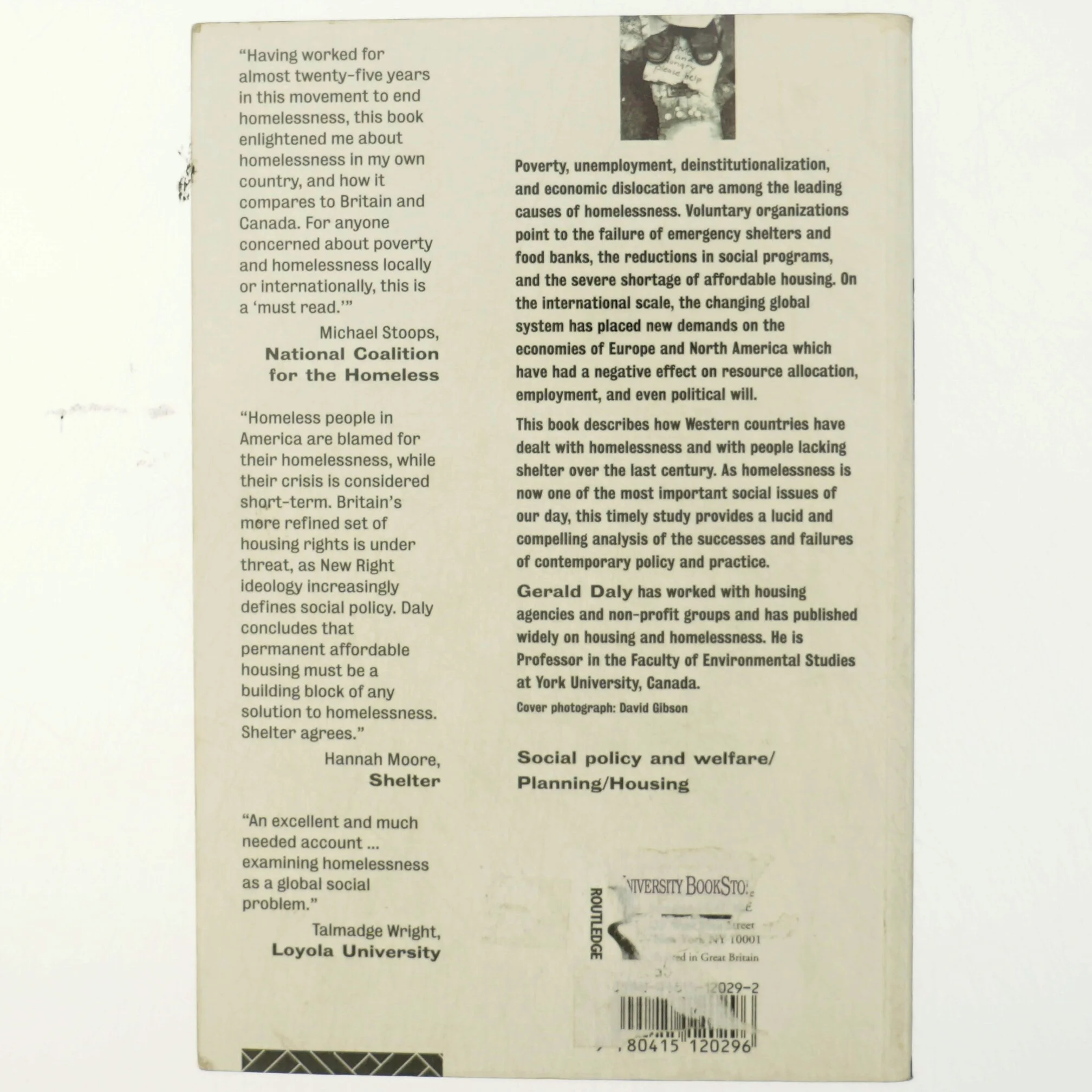 Homeless af Gerald Daly (bog)