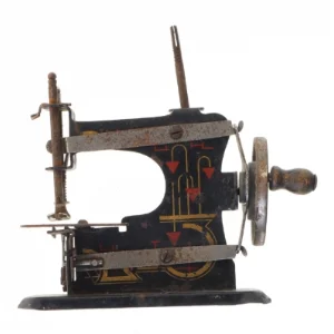Antik mini symaskine (str. 11 x 5 cm)
