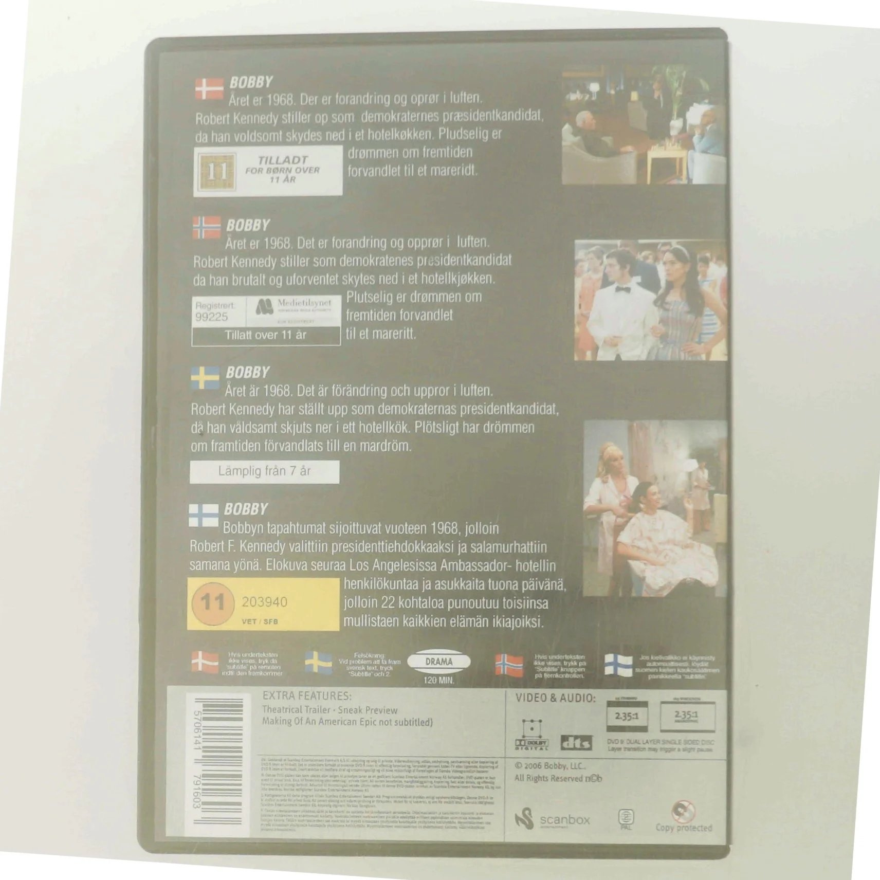 Bobby med Laurence Fishburne (DVD)