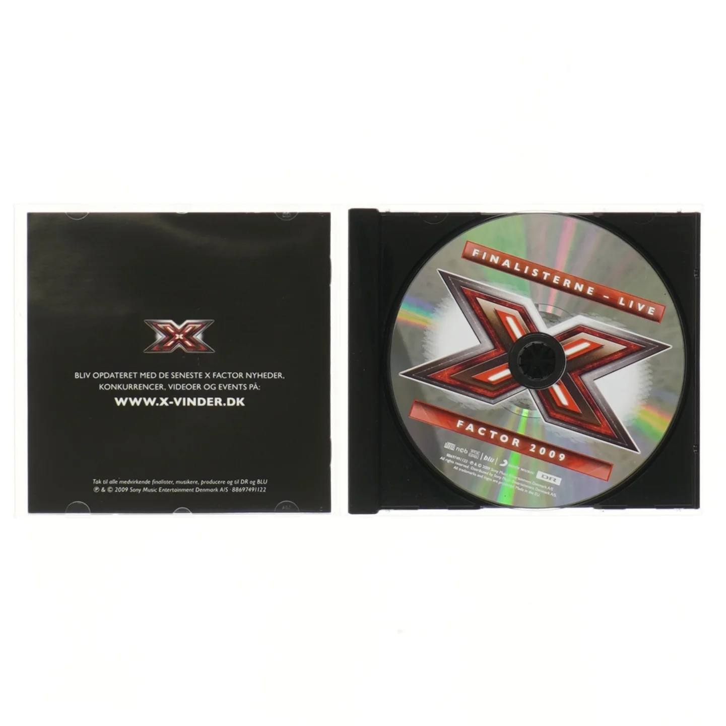 X Factor Finalisterne - Live 2009 CD fra Sony Music Entertainment Denmark, DR