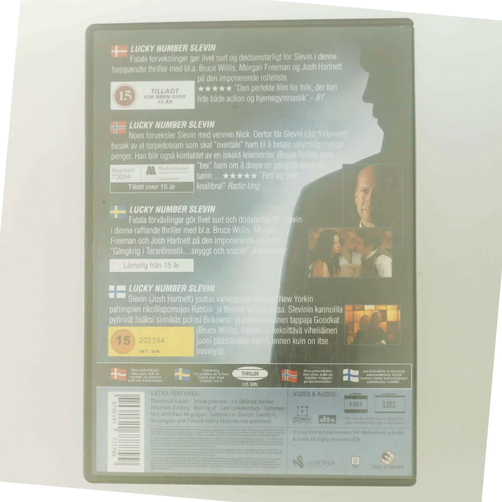 Lucky Number Slevin [dvd] med Josh Hartnett (DVD)