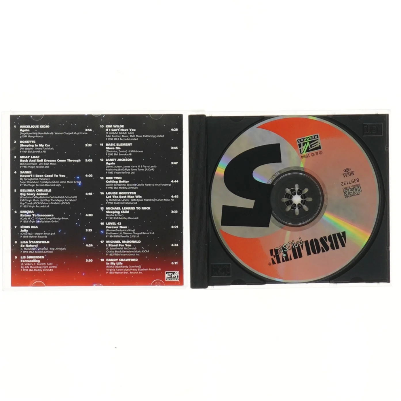 Absolute Music CD fra EVA Records