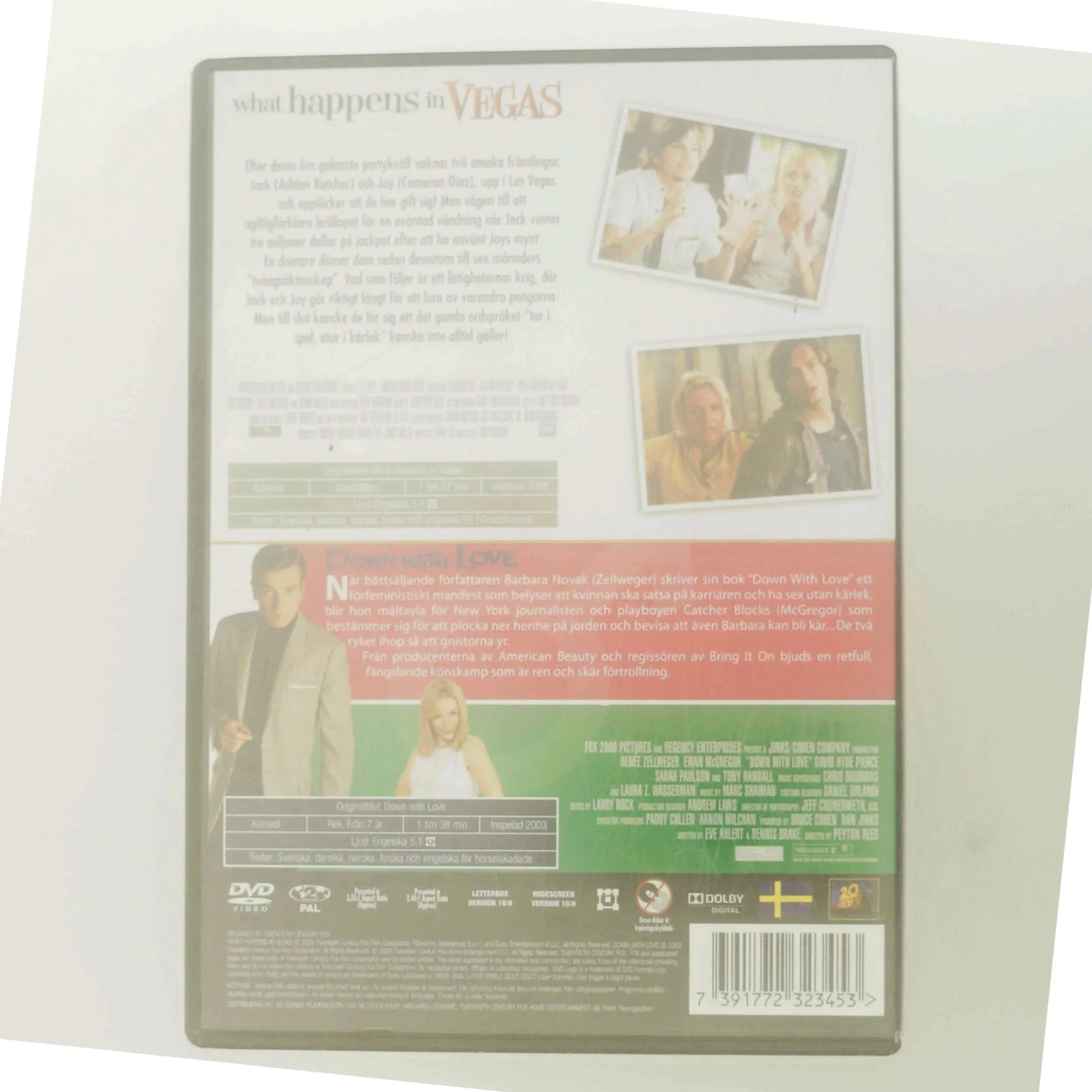What Happens in Vegas & Down With Love med Cameron Diaz (DVD)