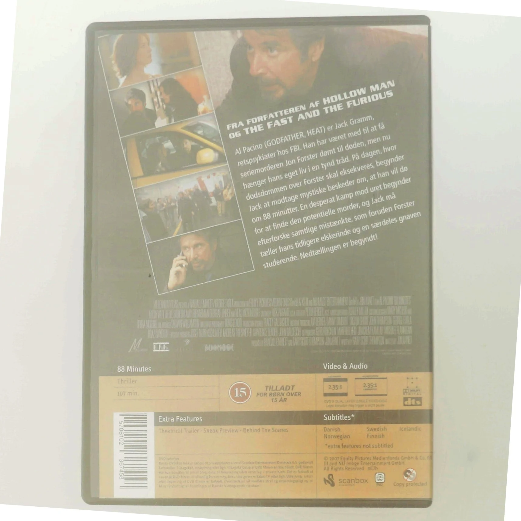 88 minutes med Al Pacino (DVD)