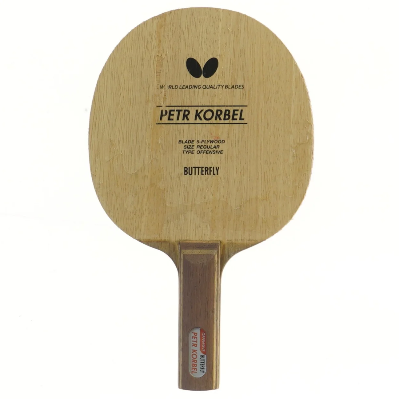 Bordtennisbat Butterfly Petr Korbel fra Butterfly (str. 26x15 cm)