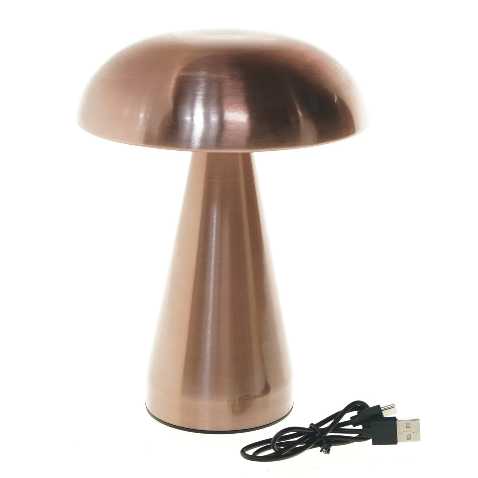 LED bordlampe i kobber (str. 20 cm)