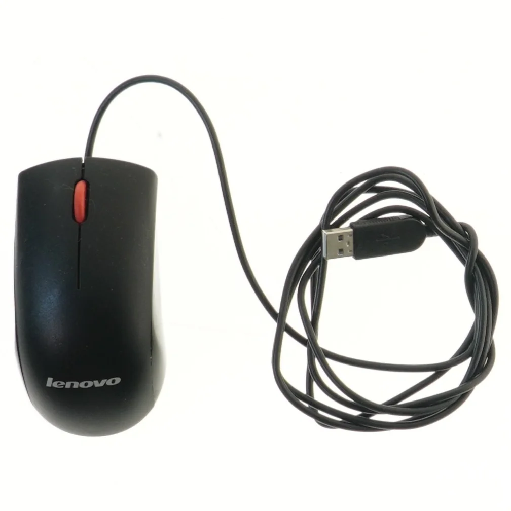 Lenovo USB mus fra Lenovo (str. 12x6 cm)